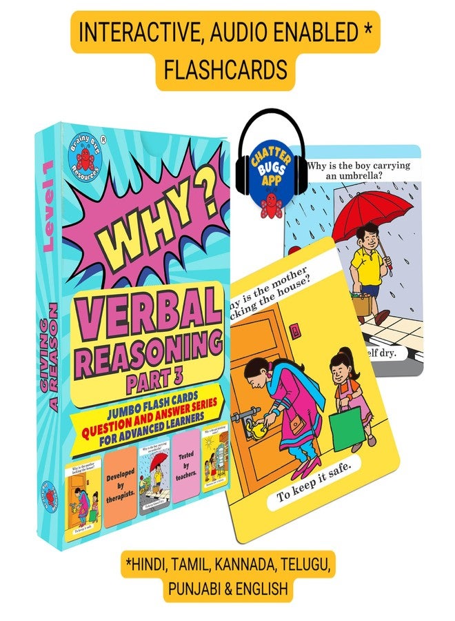 Brainy Bug Resources Verbal Reasoning - Advanced and Complex Language | Answer 'Why' and Explain 'What's Wrong' Flashcards | Special Needs and English as a Second Language - Image 5